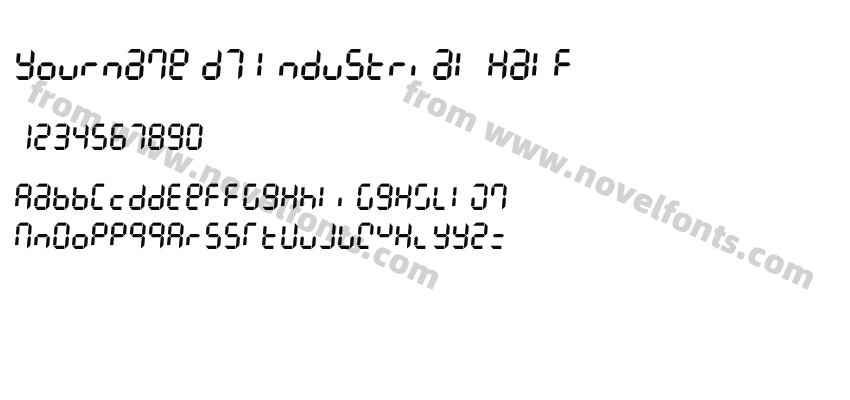 Yourname D7 Industrial HalfPreview