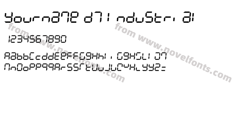 Yourname D7 IndustrialPreview