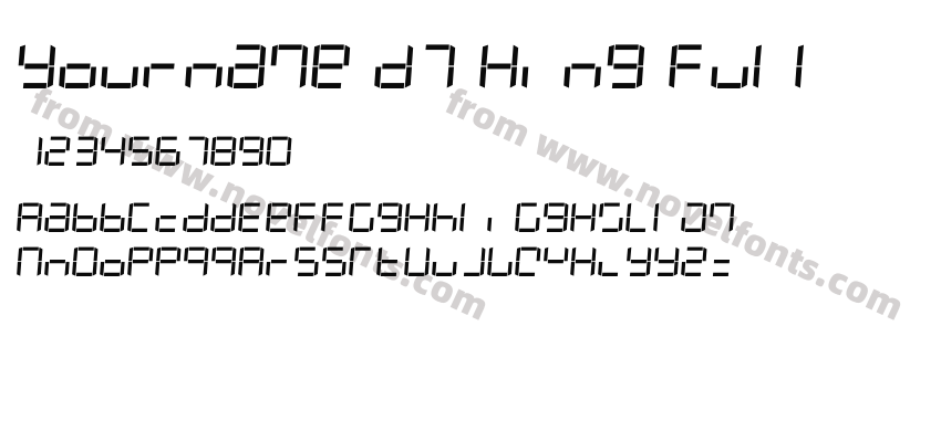 Yourname D7 King FullPreview