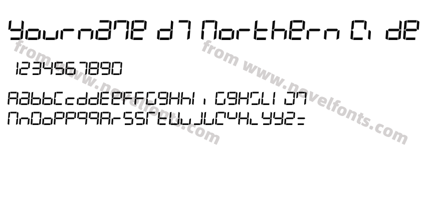 Yourname D7 Northern WidePreview