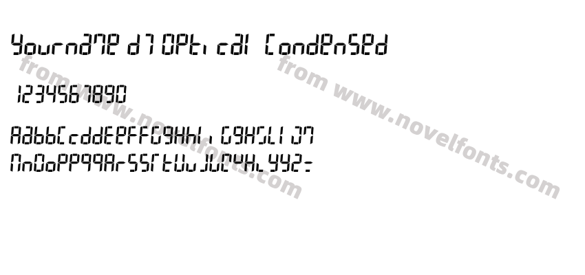 Yourname D7 Optical CondensedPreview
