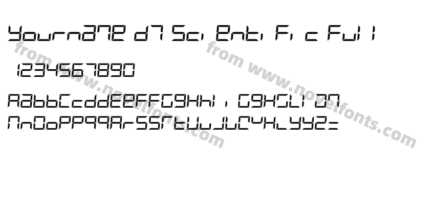 Yourname D7 Scientific FullPreview