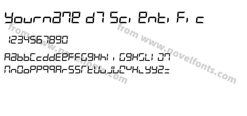 Yourname D7 ScientificPreview