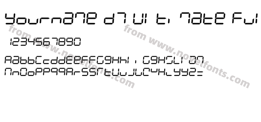 Yourname D7 Ultimate FullPreview