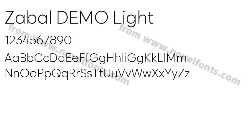 Zabal DEMO LightPreview