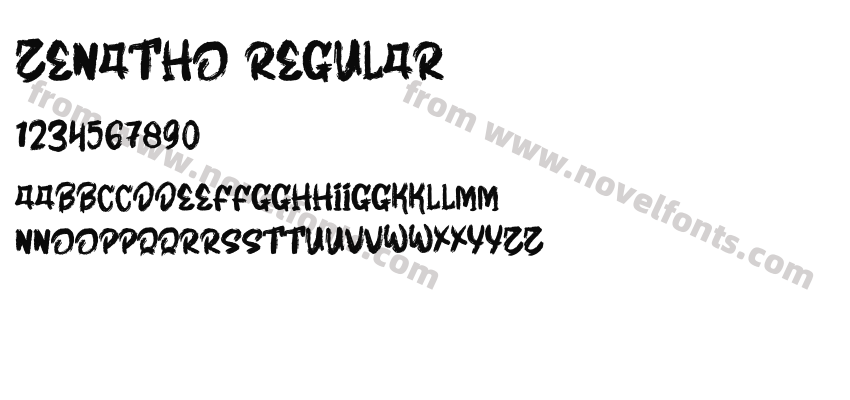 Zenatho RegularPreview