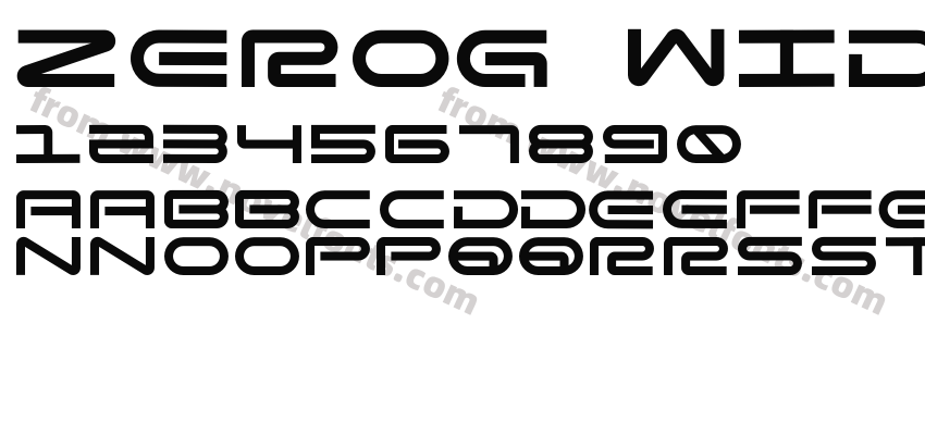 ZeroG Wide RegularPreview