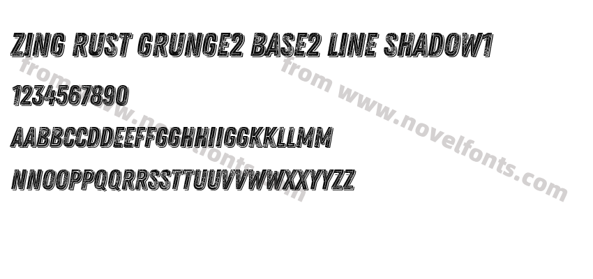 Zing Rust Grunge2 Base2 Line Shadow1Preview
