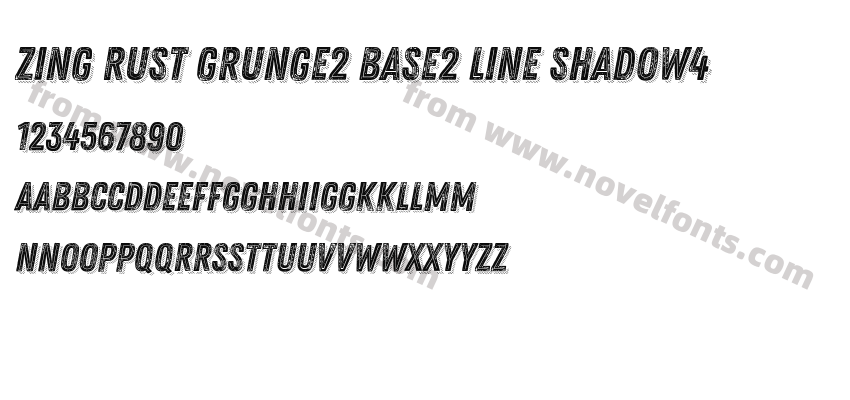 Zing Rust Grunge2 Base2 Line Shadow4Preview