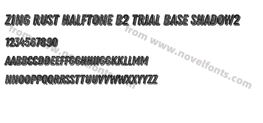 Zing Rust Halftone B2 Trial Base Shadow2Preview