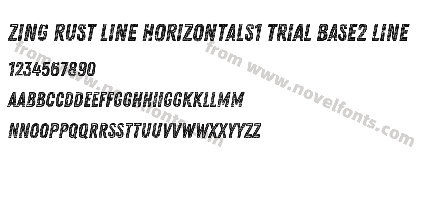 Zing Rust Line Horizontals1 Trial Base2 LinePreview