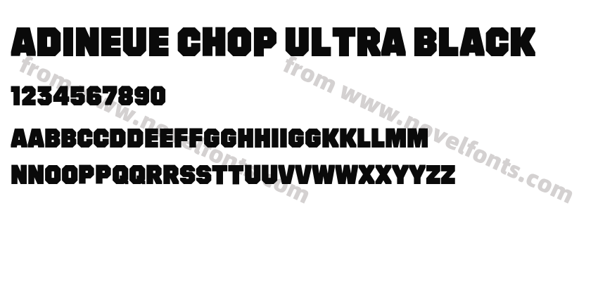 adineue CHOP Ultra BlackPreview