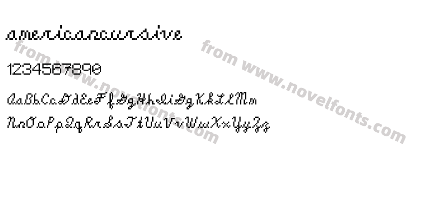 americancursivePreview