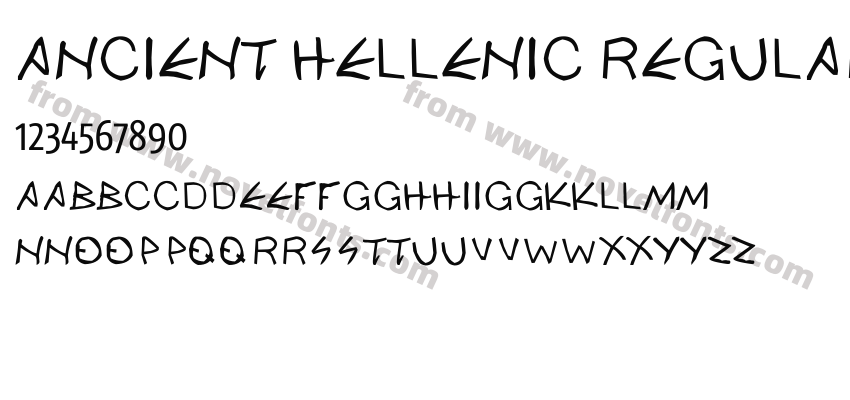 ancient Hellenic RegularPreview