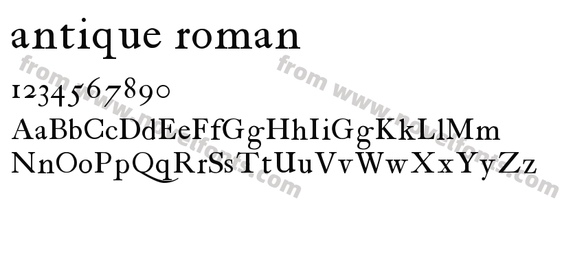 antique romanPreview