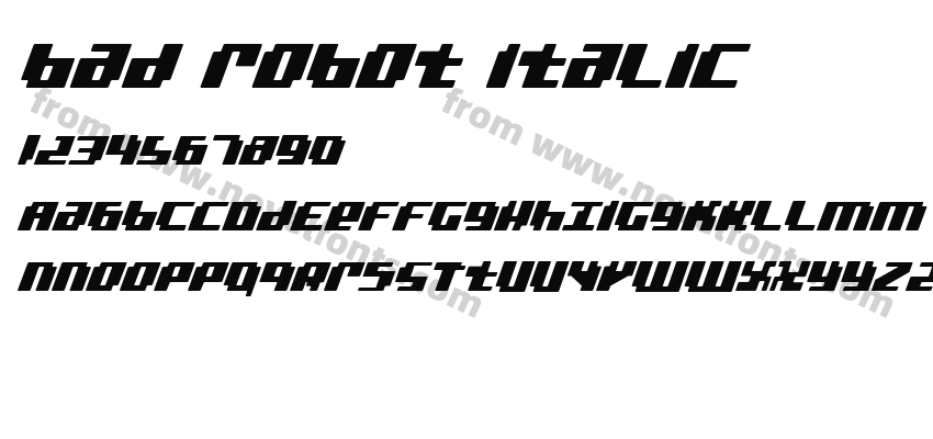 bad robot italicPreview
