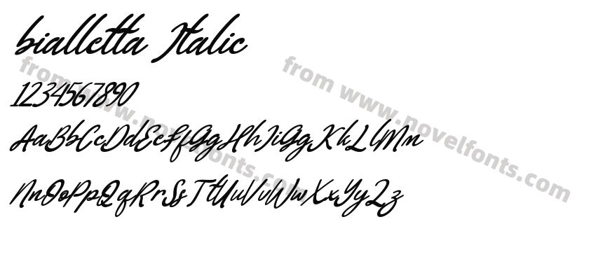 bialletta ItalicPreview