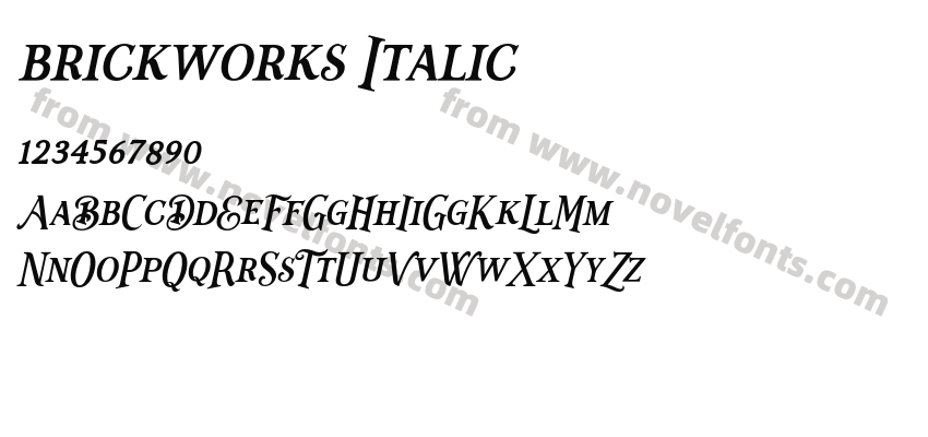 brickworks ItalicPreview