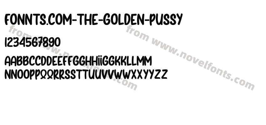 fonnts.com-The-Golden-PussyPreview