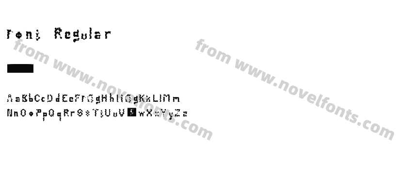 font RegularPreview