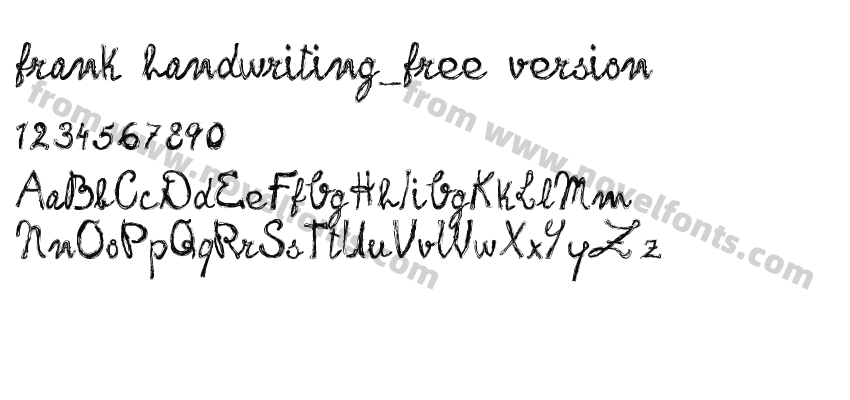 frank handwriting_free versionPreview