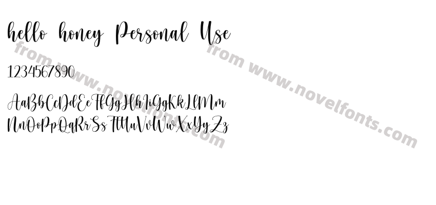 hello honey Personal UsePreview
