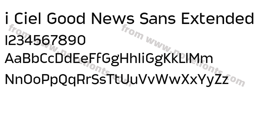 i Ciel Good News Sans ExtendedPreview