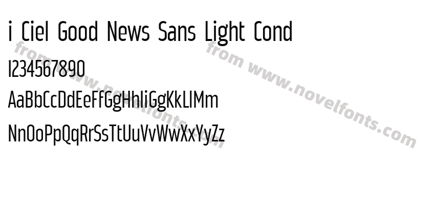 i Ciel Good News Sans Light CondPreview
