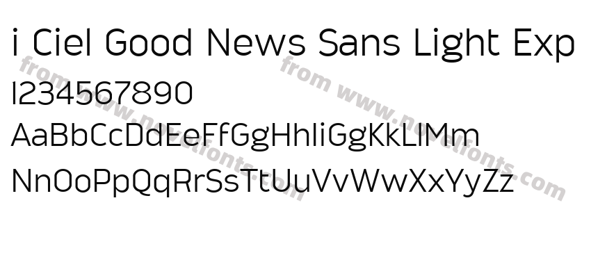 i Ciel Good News Sans Light ExpPreview