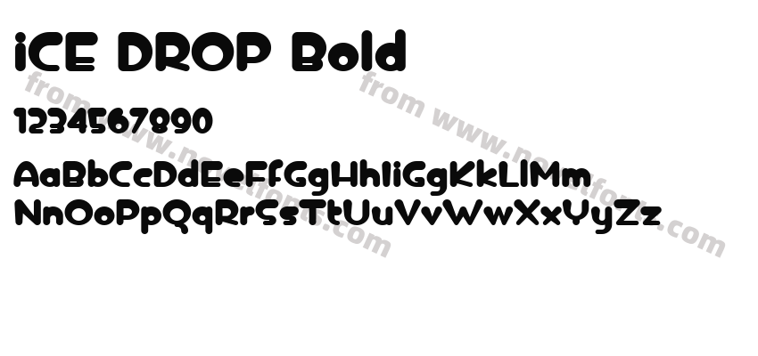 iCE DROP BoldPreview