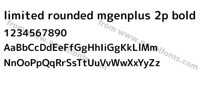 limited rounded mgenplus 2p boldPreview