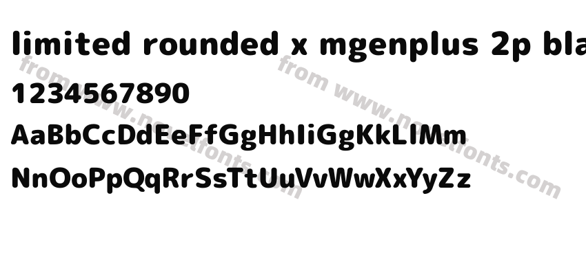 limited rounded x mgenplus 2p blackPreview