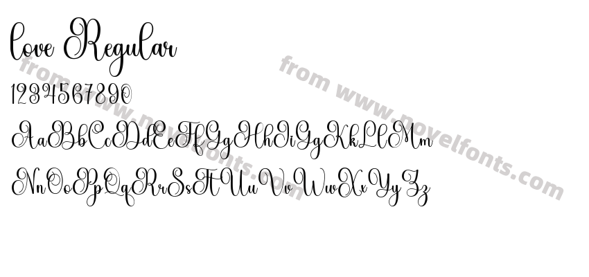 love RegularPreview