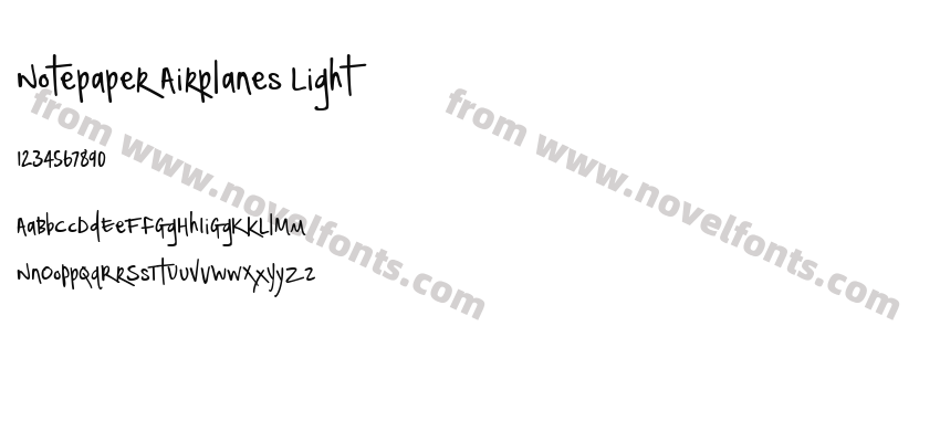 Notepaper Airplanes LightPreview