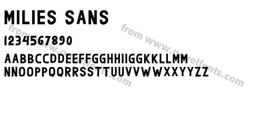 milies SansPreview