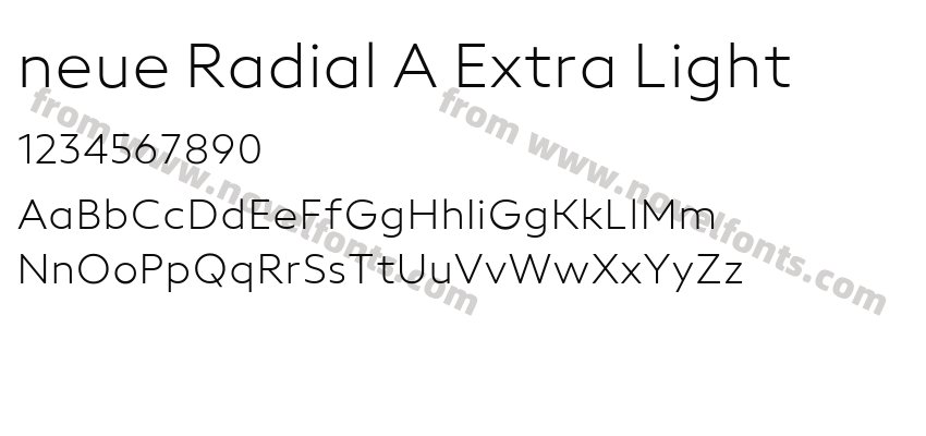 neue Radial A Extra LightPreview