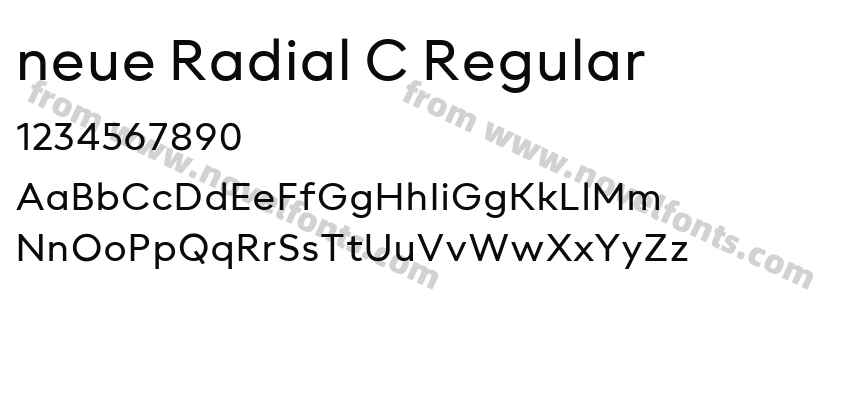 neue Radial C RegularPreview