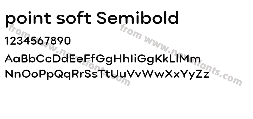 point soft SemiboldPreview