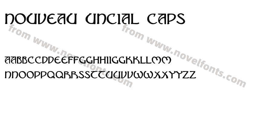 Nouveau Uncial CapsPreview