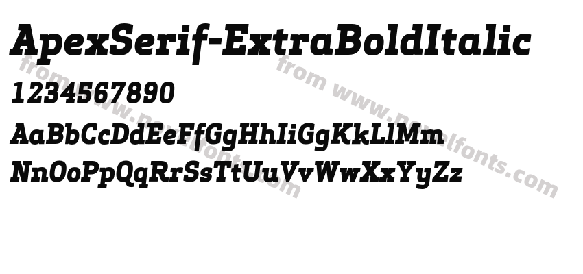 ApexSerif-ExtraBoldItalicPreview