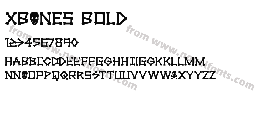 xBONES BoldPreview