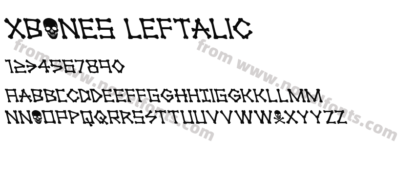 xBONES LeftalicPreview