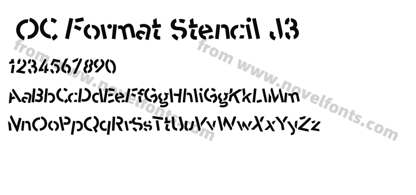  OC Format Stencil J3Preview