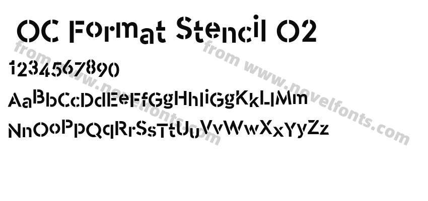  OC Format Stencil O2Preview