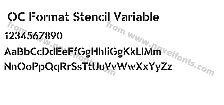  OC Format Stencil VariablePreview