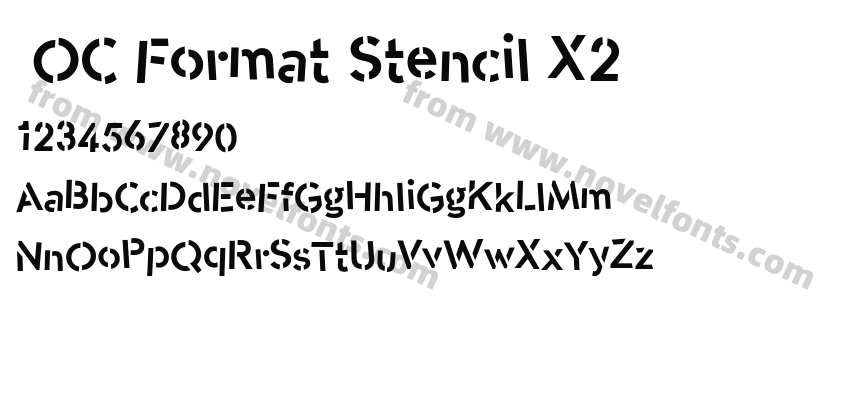  OC Format Stencil X2Preview