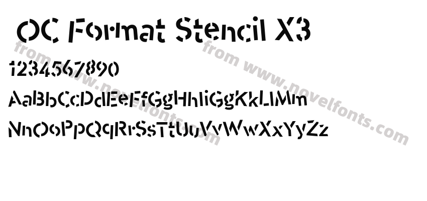  OC Format Stencil X3Preview