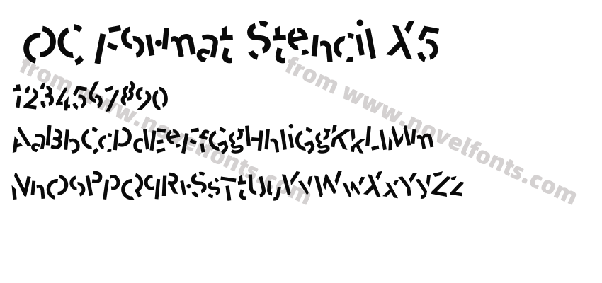 OC Format Stencil X5Preview