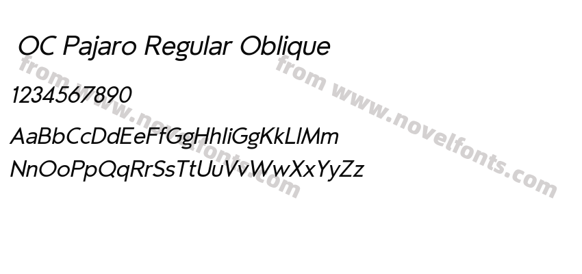  OC Pajaro Regular ObliquePreview