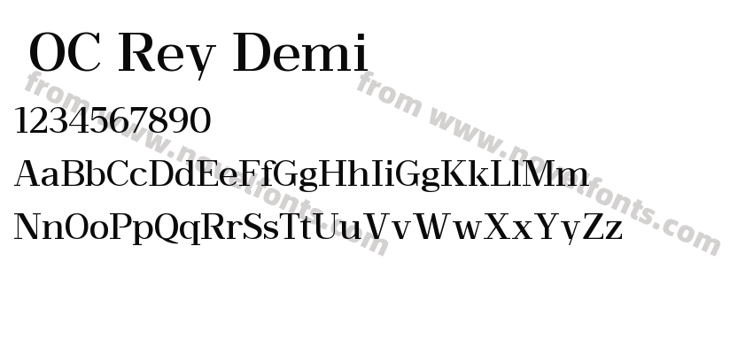  OC Rey DemiPreview